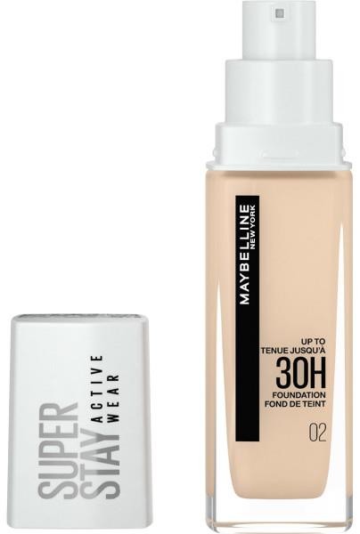 Maybelline New York Superstay Active Wear Fondöten- 02 Naked Ivory