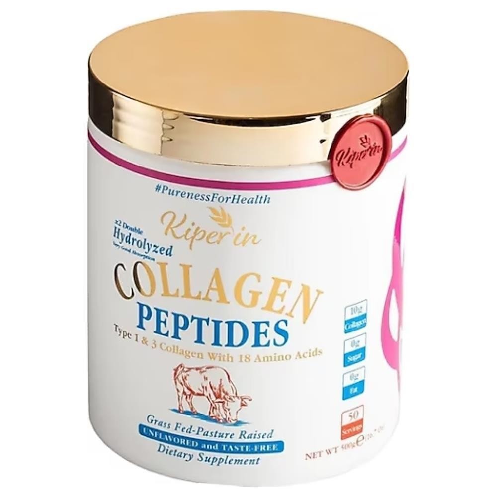 Kiperin Collagen Classic %100 Saf ve Doğal Yüksek Biyoaktif Çift Hidrolize Kolajen Peptitleri İçeren Diyet Takviyesi 500 gr