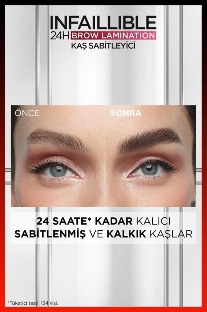 Loreal Paris Infaillible 24 Saat Kalıcı Şeffaf Kaş Sabitleyici - Siyah