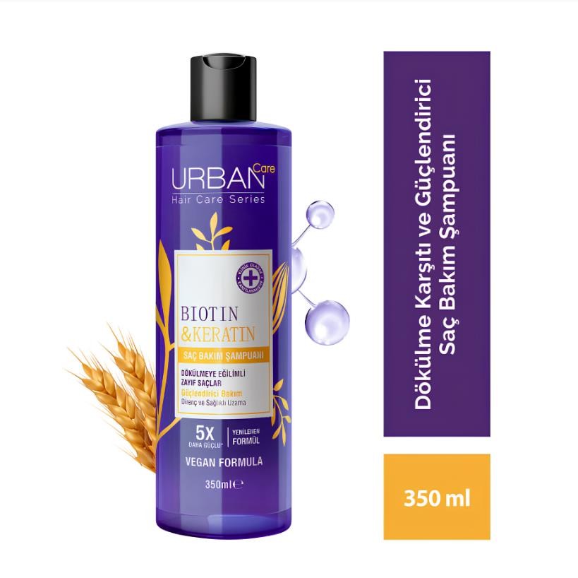 Urban Care Biotin & Keratin Saç Bakım Şampuanı 350 ml