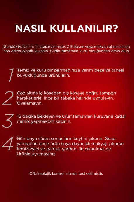 L'Oréal Paris Revitalift Lazer Eyebag Instant Eraser Göz Altı Torba Görünümüne Karşı Etkili Göz Kremi 15ml