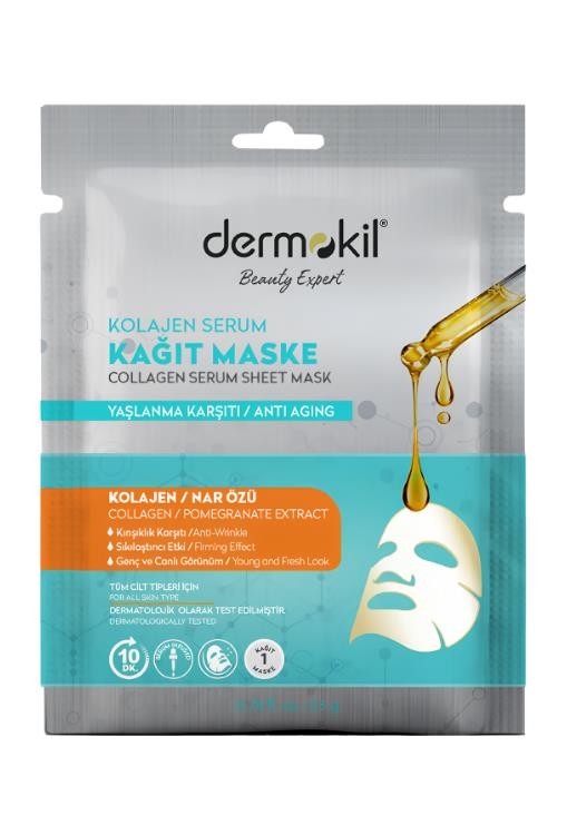 Dermokil Kolajen Serum Kağıt Maske 23 gr