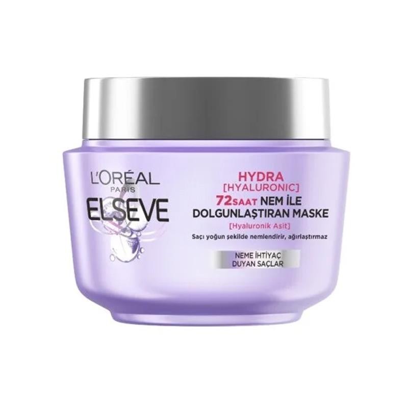 L'Oréal Paris Elseve Hydra 72 Saat Nem ile Dolgunlaştıran Saç Maskesi 300 ml