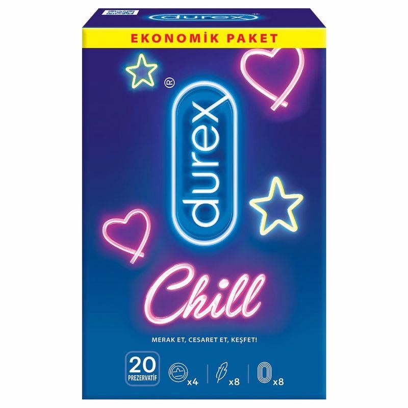 Durex Chill Prezervatif 20'li