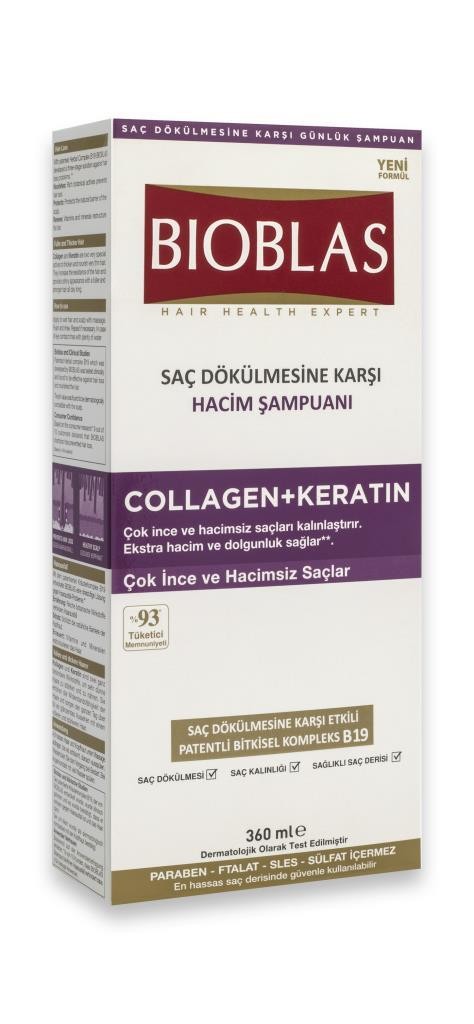 Bioblas Collagen + Keratin Hacim Şampuanı 360 ml