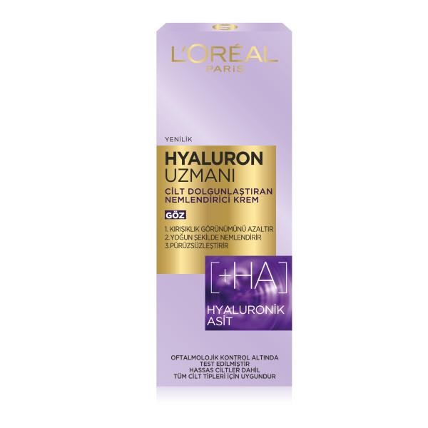 L’Oréal Paris Hyaluron Uzmanı Cilt Dolgunlaştıran Nemlendirici Göz Kremi 15 ml