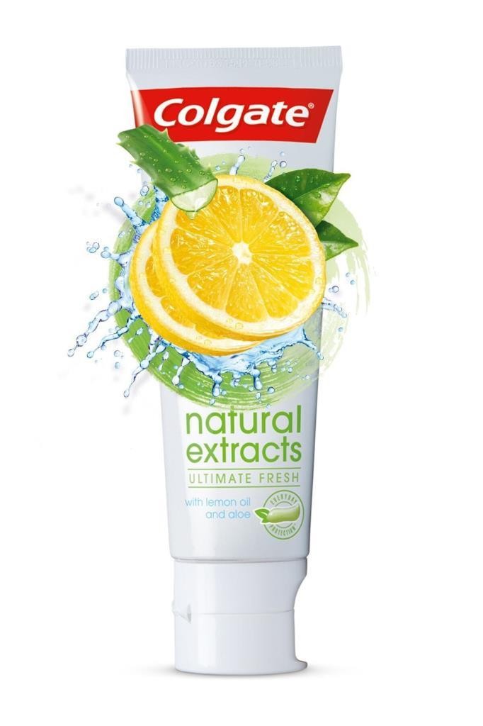 Colgate Natural Extracts Limon ve Aloe Vera Özlü Diş Macunu 75 ml