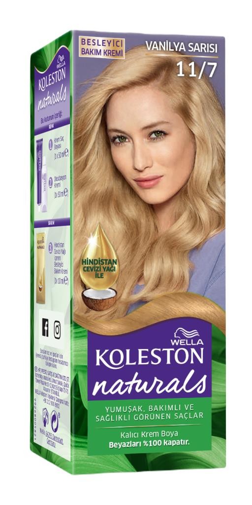 Koleston Naturals Kalıcı Krem Saç Boyası - 11.7 Vanilya Sarısı