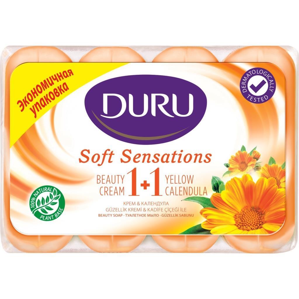 Duru Soft Sensations Kadife Çiçeği Güzellik Sabunu 4x90 gr