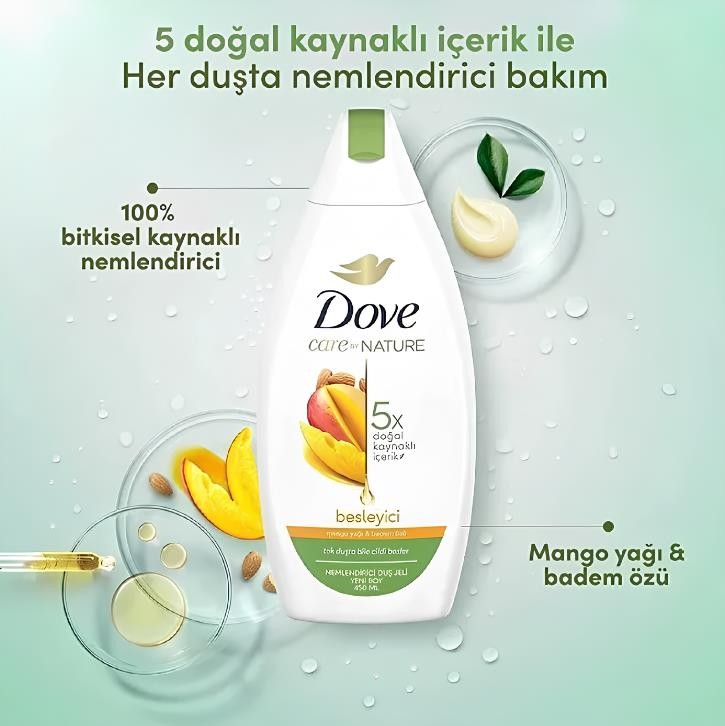 Dove Duş Jeli Mango&Badem Etkili 400 ml