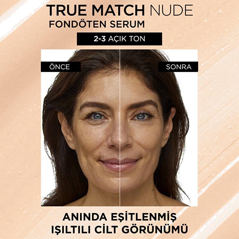 L’Oréal Paris True Match Nude Serum Fondöten 2-3 Light