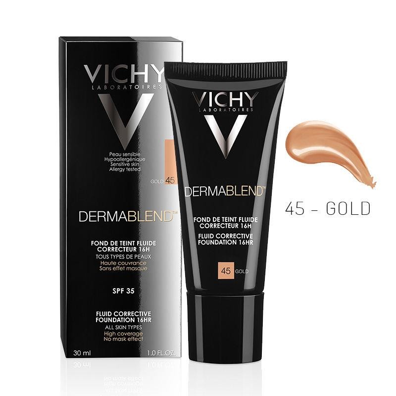 Vichy Dermablend Spf 35 Fondöten 30 ml - 45 Gold