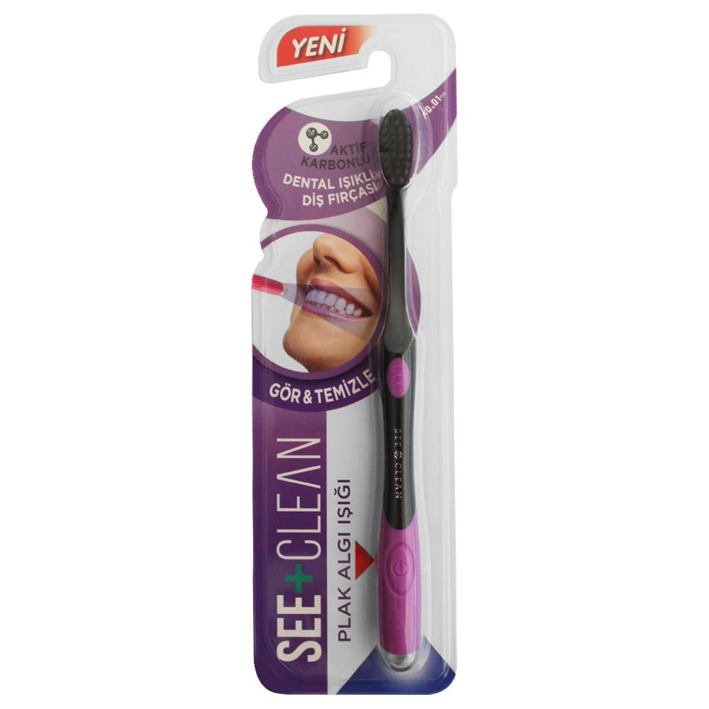 See + Clean Dental Işıklı Diş Fırçası - Pembe
