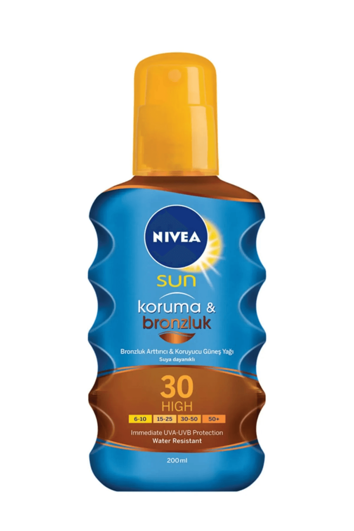 Nivea Sun Koruma & Bronzluk Gkf 30 Güneş Yağı Spreyi 200 ml