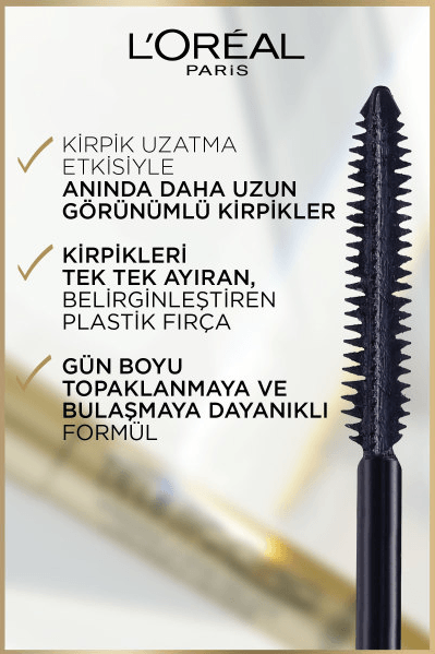 L'Oréal Paris Telescopic Suya Dayanıklı Maskara - Siyah