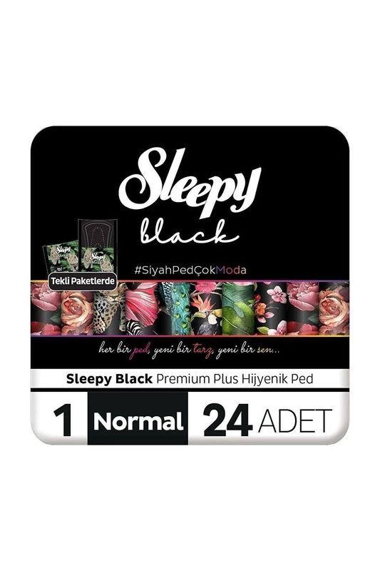 Sleepy Black Premium Plus Hijyenik Ped Normal 24'lü