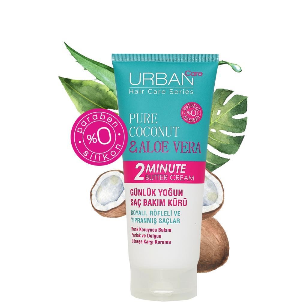 Urban Care Pure Coconut & Aloe Vera Günlük Yoğun Saç Bakım Kürü 200 ml