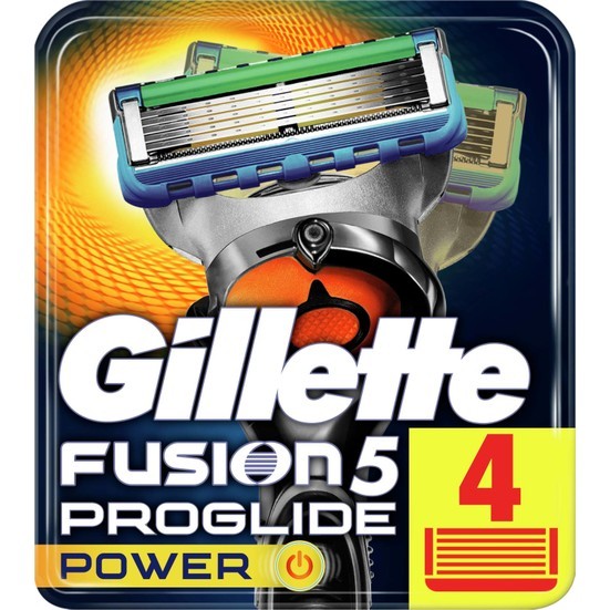 Gillette Fusion Proglide Power Yedek Bıçak 4'lü