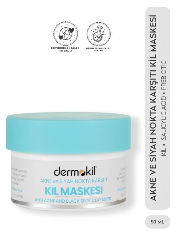Dermokil Akne ve Siyah Nokta Karşıtı Kil Maskesi