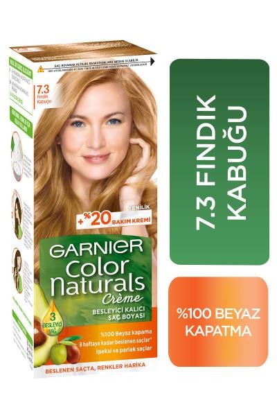 Garnier Color Naturals Creme Saç Boyası - 7.3 Fındık Kabuğu