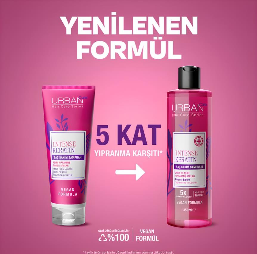 Urban Care Intense Keratin Saç Bakım Şampuanı 350 ml