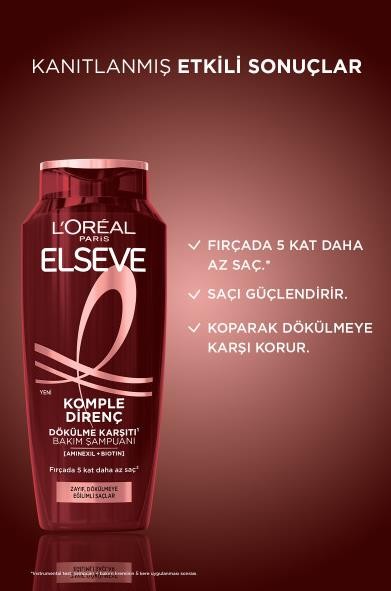 L'Oréal Paris Elseve Komple Direnç Dökülme Karşıtı Şampuan 300 ml