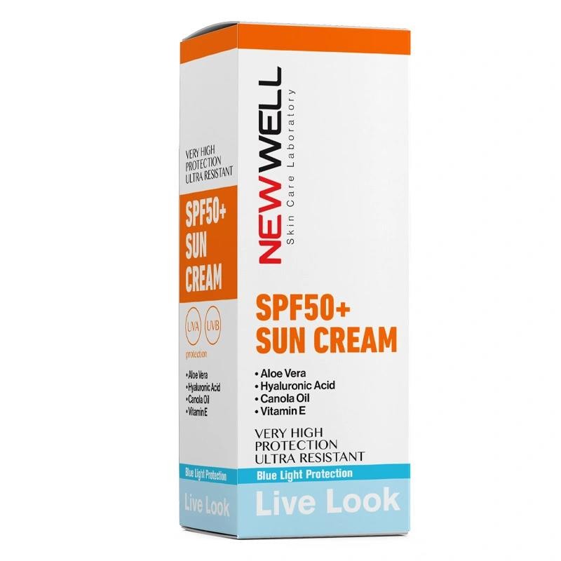 New Well Güneş Kremi Yüksek Koruma SPF50+ 50 ml 