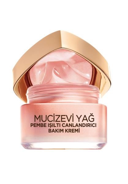 L’Oréal Paris Mucizevi Yağ Pembe Işıltı Canlandırıcı Bakım Kremi 50 ml