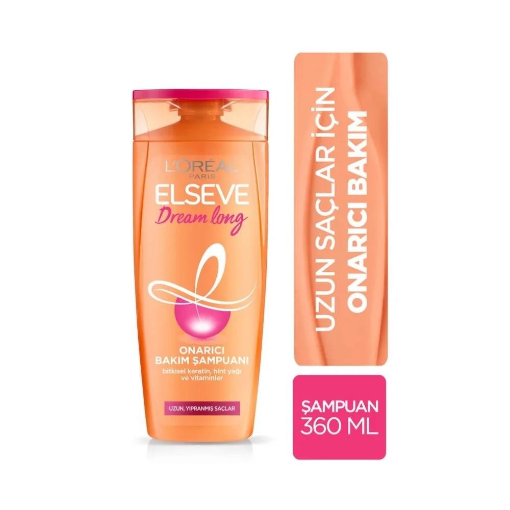 L'Oréal Paris Elseve Dream Long Şampuan 360 ml + Bakım Kremi 175 ml Set