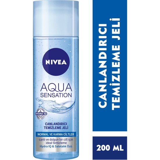Nivea Aqua Sensation Canlandırıcı Yüz Temizleme Jeli 200 ml
