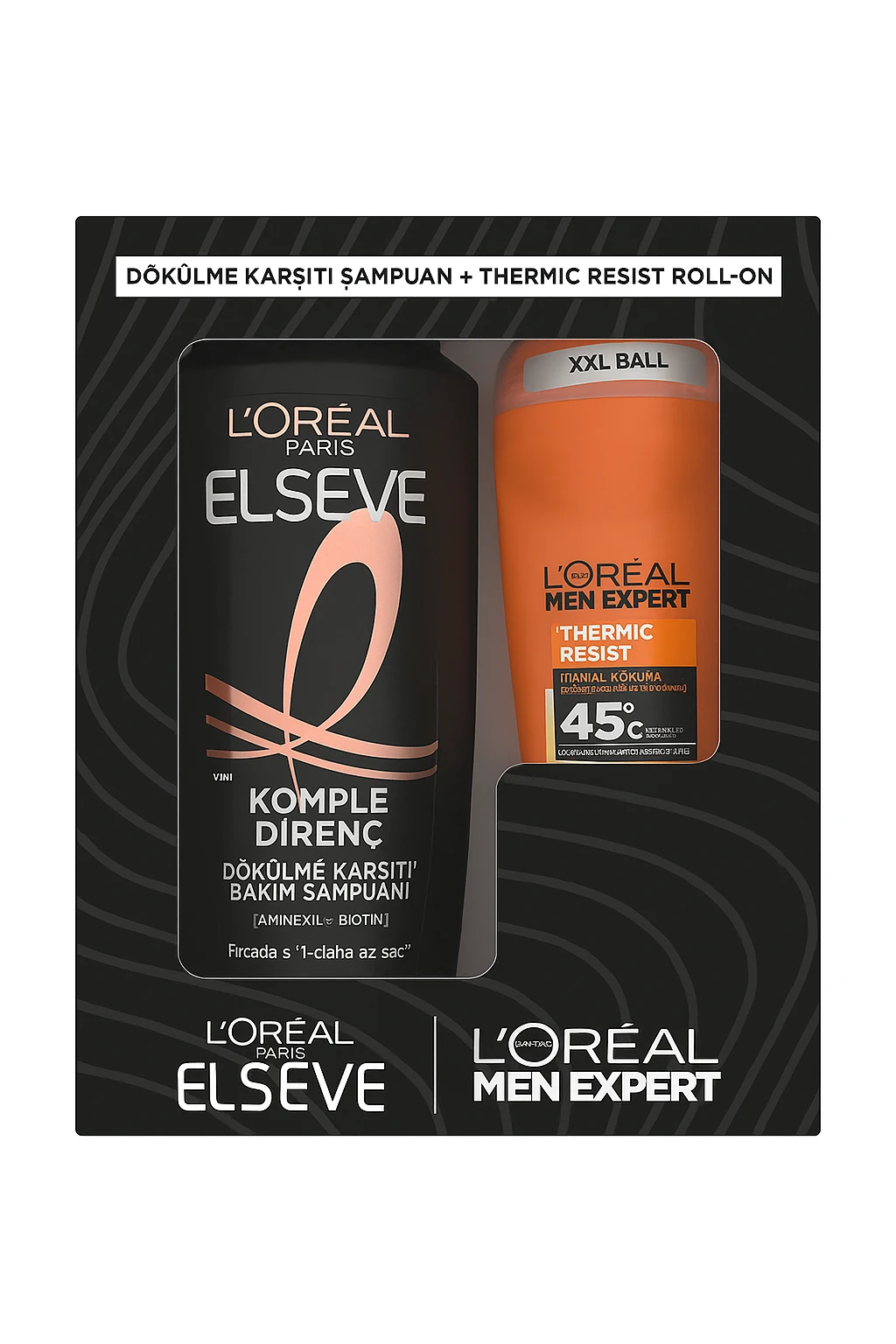 L'Oreal Paris Elseve Dökülme Karşıtı Bakım Şampuanı 300 ml + Men Expert Roll-On