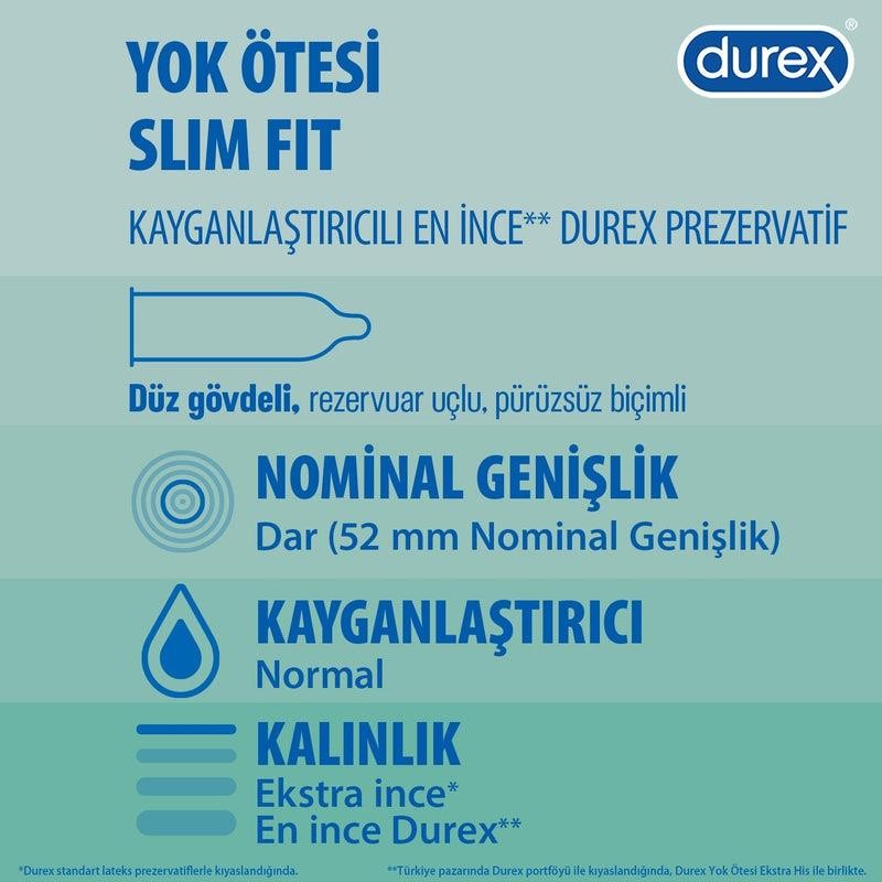 Durex Yok Ötesi Slim Fit Prezervatif 10'lu
