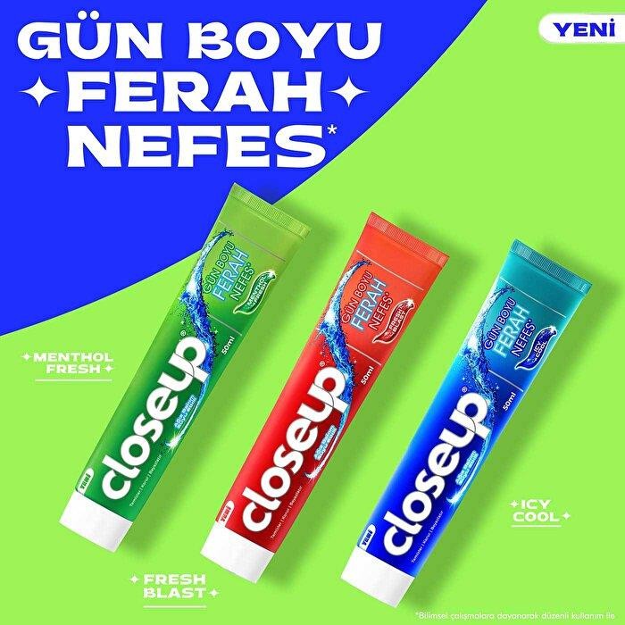 Closeup Ağız Bakım Suyu Etkili Diş Macunu 50 ml 