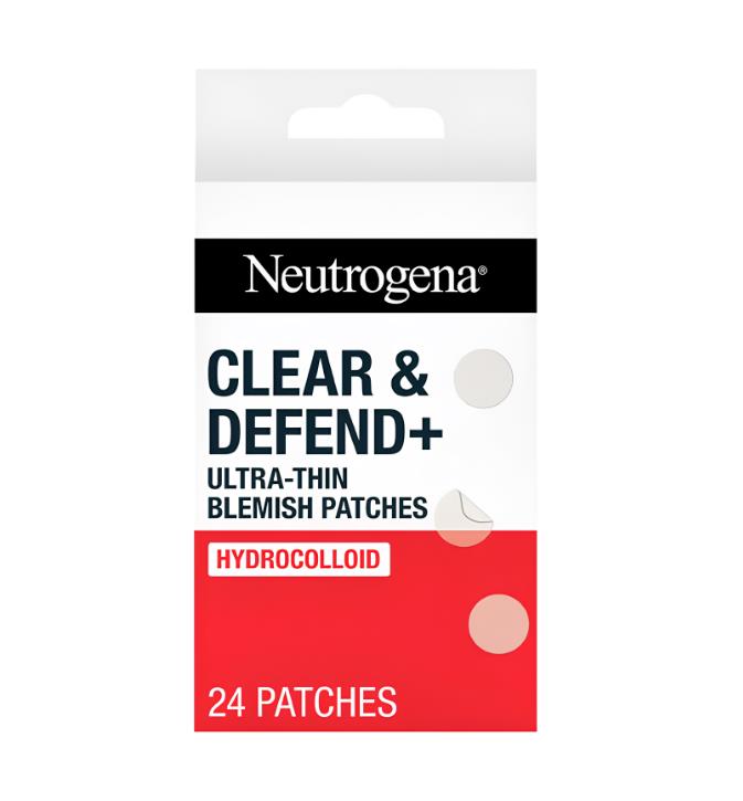 Neutrogena Clear & Defend Ultra Thin Blemish Patch Akne ve Sivilce Bandı 24'lü