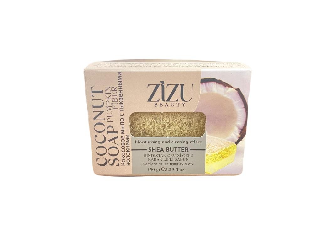 Zizu Beauty Hindistan Cevizi Özlü Kabak Lifli Sabun 150 gr