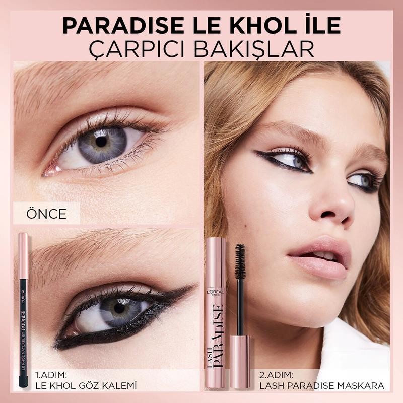 L’Oréal Paris Le Khol Naturel by Paradise Eyeliner - 101 Midnight Black