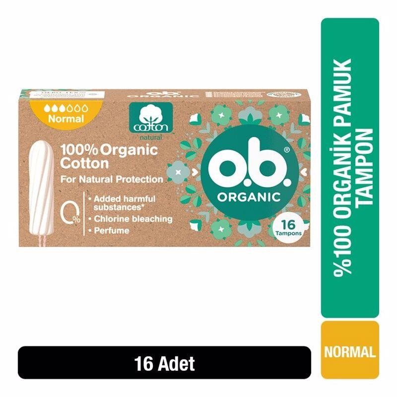 O.B Organic Normal Tampon 16'lı