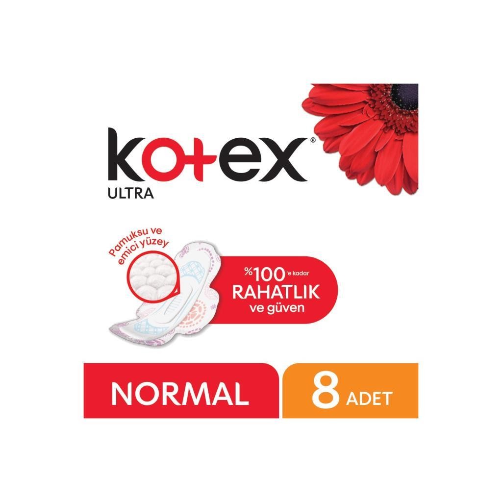 Kotex Ultra Hijyenik Ped Normal 8'li