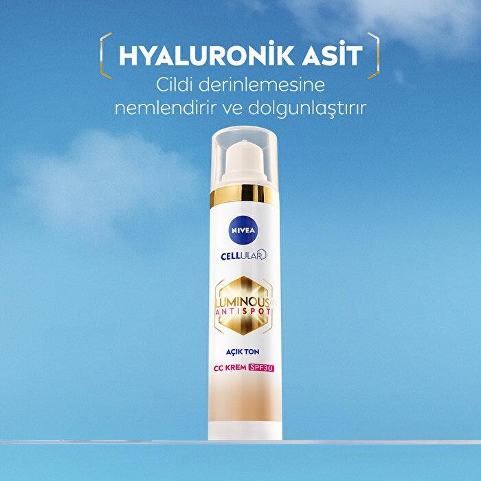 Nivea Luminous Koyu Leke Karşıtı CC Krem Açık Ton 40 ml 