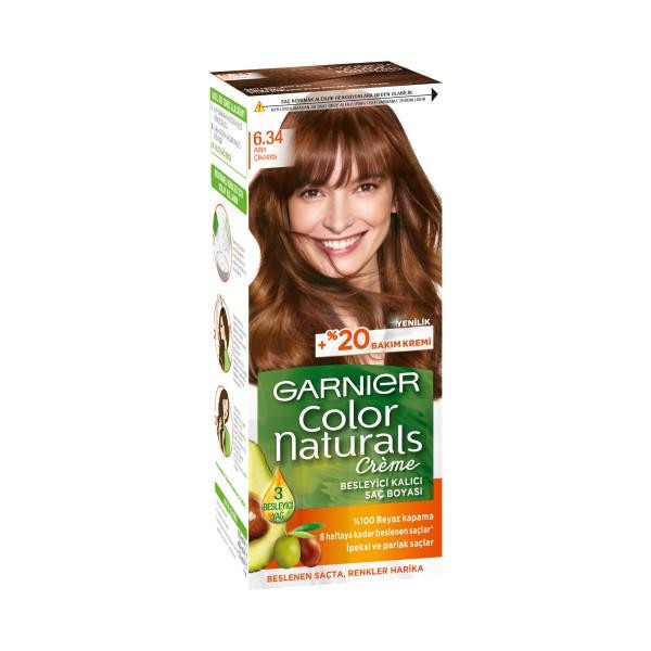 Garnier Color Naturals Creme Saç Boyası - 6.34 Altın Çikolata