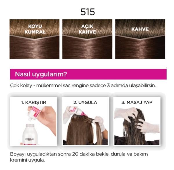 L’Oréal Paris Casting Crème Gloss Saç Boyası - 515 Buzlu Çikolata