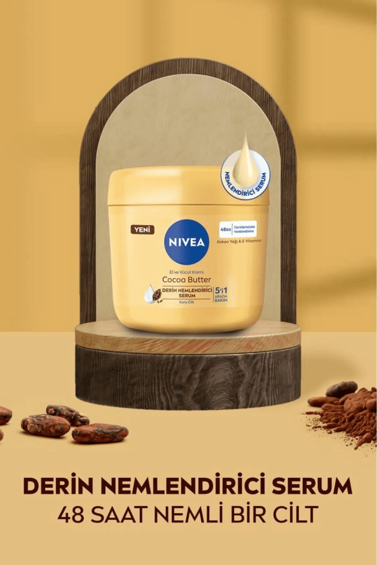 NIVEA Cocoa Butter El Ve Vücut Bakım Kremi 400ml