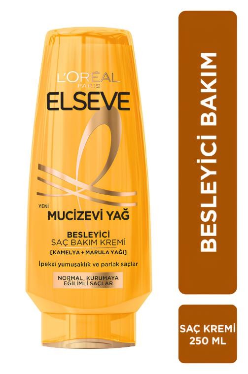 Loreal Paris Elseve Mucizevi Yağ Besleyici Saç Bakım Kremi 250 ml