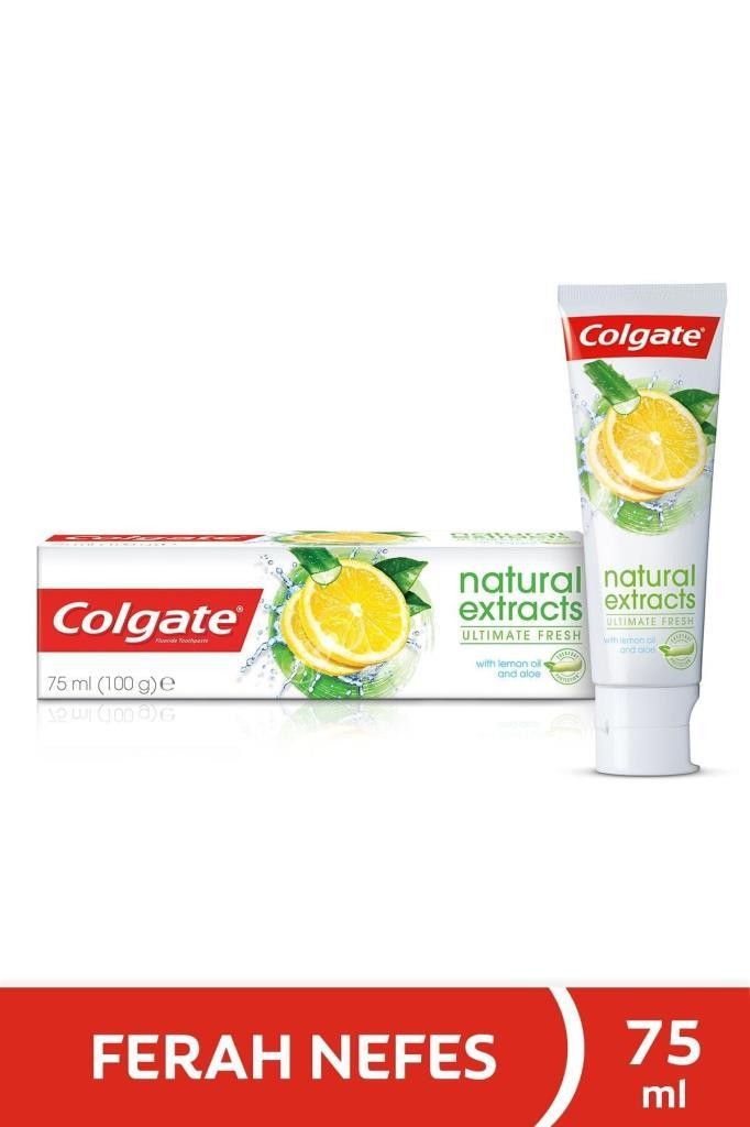 Colgate Natural Extracts Limon ve Aloe Vera Özlü Diş Macunu 75 ml