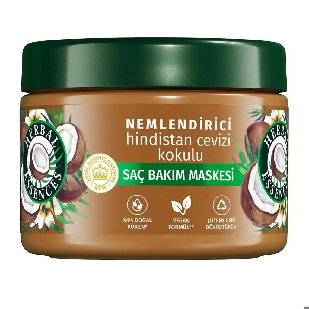 Herbal Essences Nemlendirici Hindistan Cevizi Kokulu Saç Bakım Maskesi 300 ml 