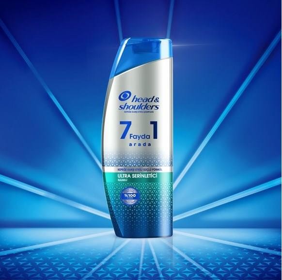 Head&Shoulders 7 Fayda 1 Arada Ultra Serinletici Naneli Şampuan 360 ml