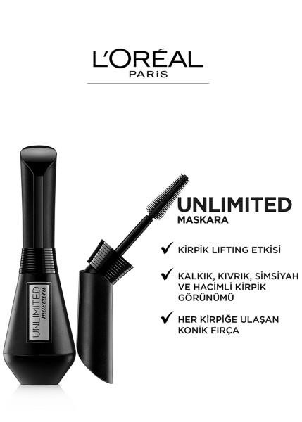 L’Oréal Paris Unlimited Maskara - Siyah