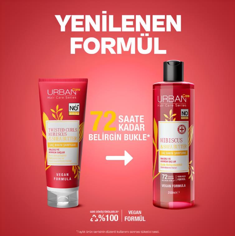 Urban Care  Hibiscus & Shea Butter Saç Bakım Şampuanı 
