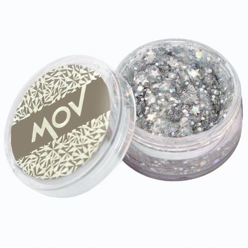Mov Face & Body Glitter Jel Gri No:4