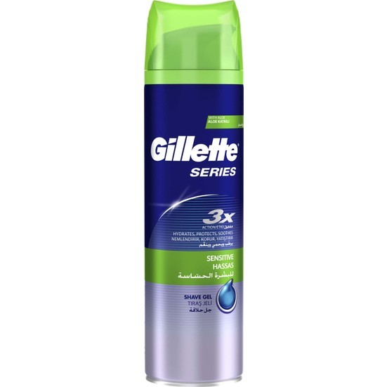 Gillette Series Tıraş Jeli (Hassas Ciltler İçin) 200 ml